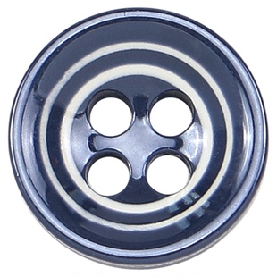 夏季新款男女通用衬衫纽扣树脂短袖T恤衬衣扣圆形夹层四眼小扣子