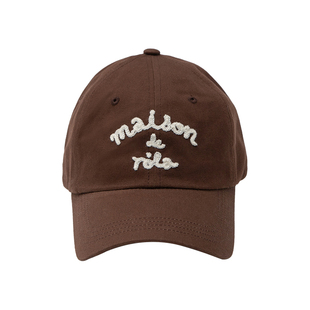 ROLAROLA韩国字母刺绣棒球帽女休闲百搭鸭舌帽显脸小时尚鸭舌帽子