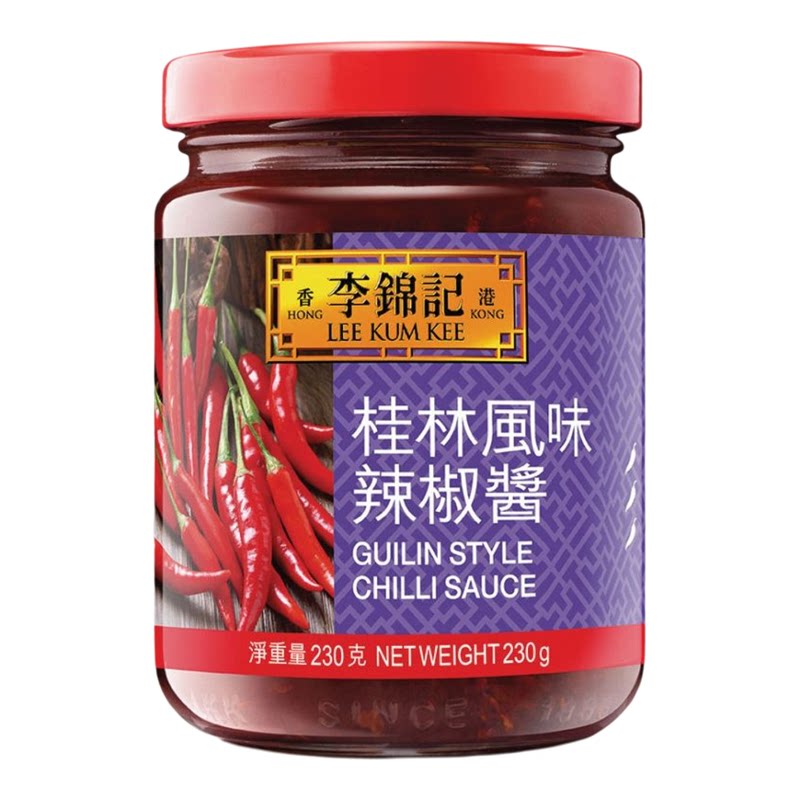 李锦记 桂林风味辣椒酱230克中式辣椒酱辣椒辣酱炒面炒饭增香香辣
