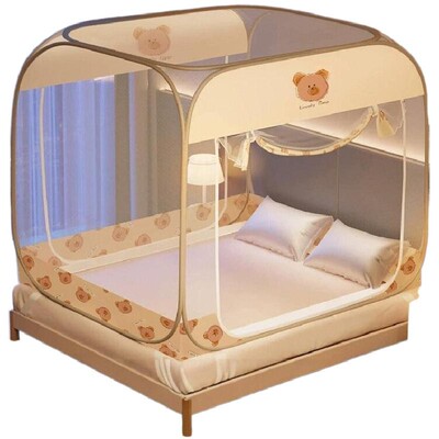 【销量真第一】免安装蚊帐蒙古包