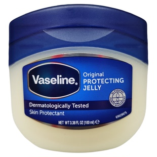 美国原装进口Vaseline凡士林晶冻 经典修护润肤霜100ml(85g)