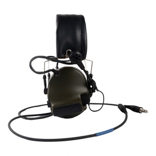 TCA Comtac6 VI双通战术拾音降噪耳机AGC头戴式射击通讯听声辨位