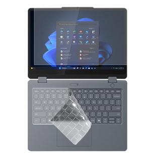 适用联想300e/500e Yoga Chromebook Gen4笔记本屏幕膜防窥膜13w Yoga Gen2键盘膜高清防蓝光Duet保护贴膜
