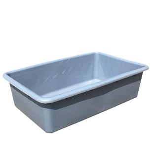 酒店收餐具安检框收碗筐塑料菜篮盘盆收纳盒长方形盆大容量多功能