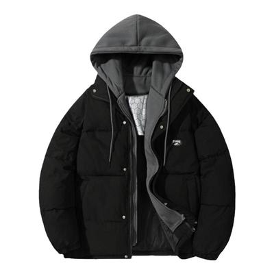 回力假两件棉服男冬季棉衣外套