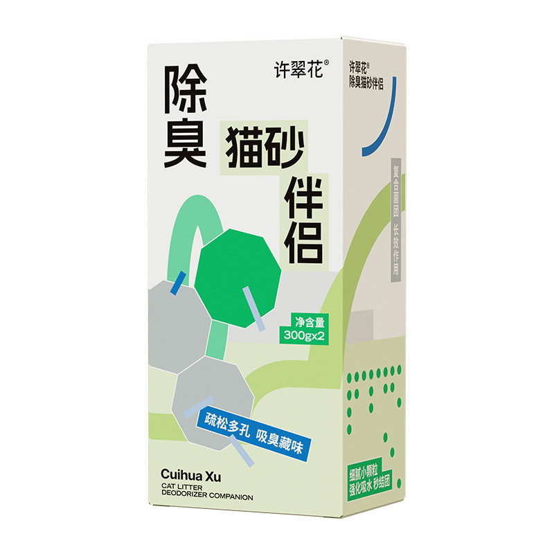 许翠花除臭颗粒猫砂伴侣生物酶分解去尿味除湿秒结团600g