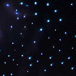 网红七彩星空顶天花板餐厅卧室吊顶光纤灯酒吧家庭影院影音满天星