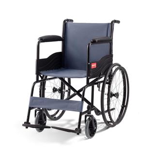 鱼跃轮椅车折叠轻便老人专用多功能轻型瘫痪坐便代步手动推车H051