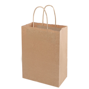 定制手提袋牛皮纸袋餐饮商用外卖打包袋订做披萨食品袋包装加厚大