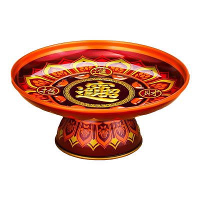 合金供果果盘摆放稳固经久耐用