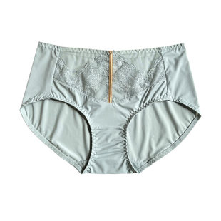 黛青椿极简轻奢风蕾丝牛奶丝中腰舒适内裤女速干品牌专柜裤衩单条