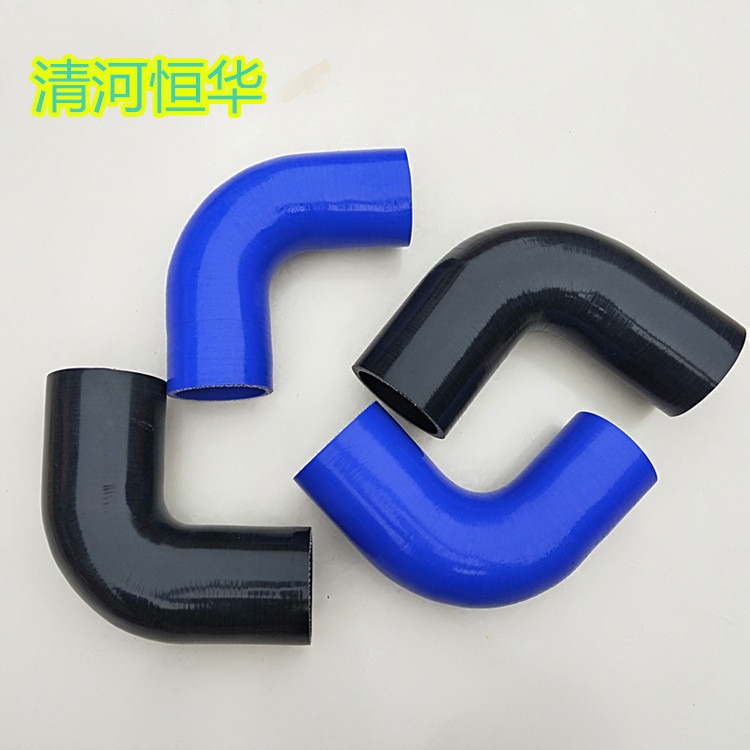 汽车90度硅胶管夹布夹线硅胶管耐高温硅胶管滤芯器夹布胶管硅胶管