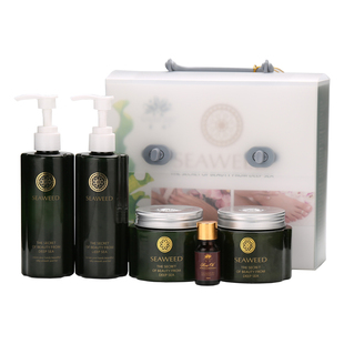 海藻胶原美甲手部护理套装加热手套按摩磨砂膏滋润补水去角质