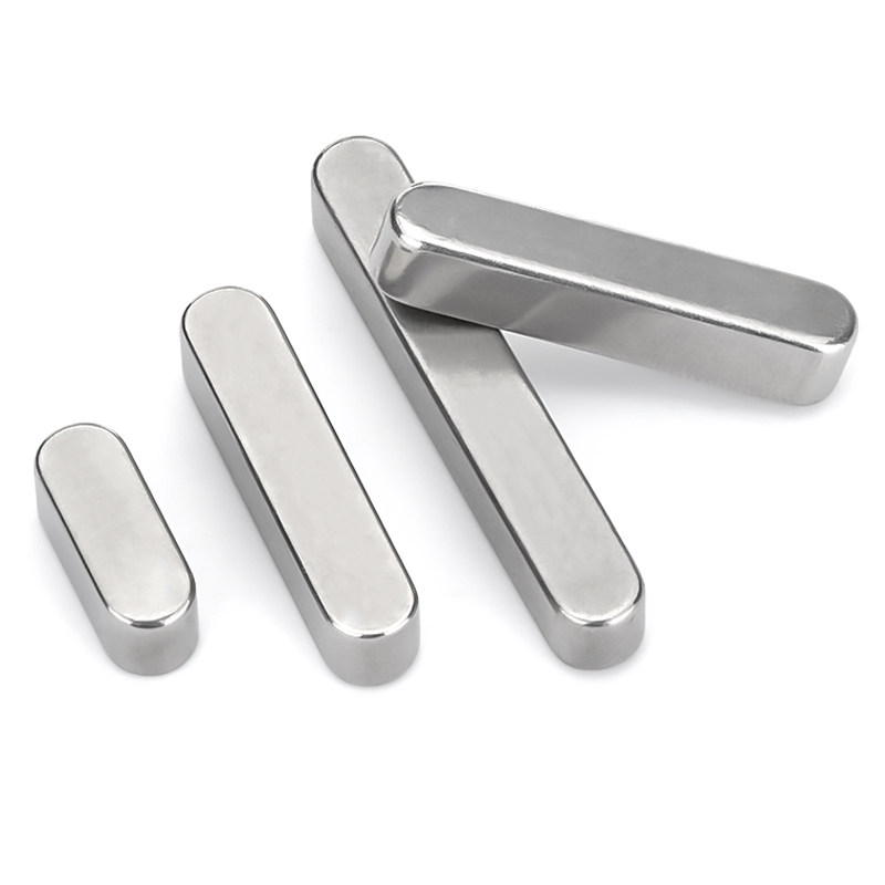 304不锈钢平键销圆角键销方键条销料GB1096A型键槽销子M3M4M5M6M8