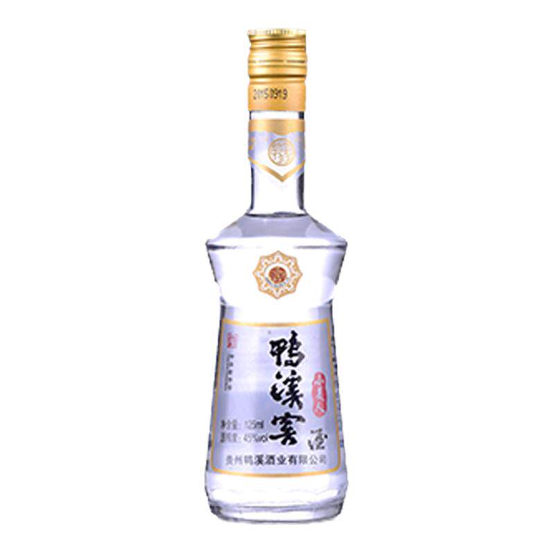 2015年鸭溪窖酒小美人贵州名酒浓头酱尾125ml停产小酒版白酒收藏