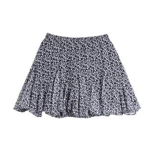 【自营】ELLE法式设计感碎花短裙女25夏季新款别致伞裙小众半身裙