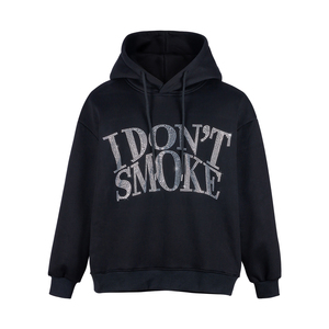 水钻DONSMOKE卫衣烫钻卫衣连帽衫
