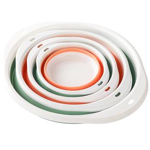 可折叠脸盆家用学生宿舍洗衣服水盆旅行便携式洗脸盆塑料盆特大号