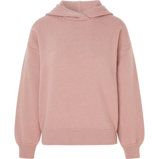 【折扣】Pringle of Scotland 女秋冬羊毛羊绒混纺针织帽衫