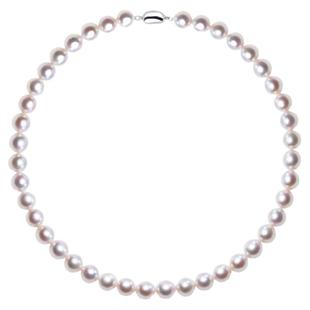 南珠宫淡水珍珠项链妈妈款女正品近圆颈链锁骨链敬爱季