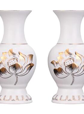 陶瓷供佛花瓶佛前供奉观音菩萨