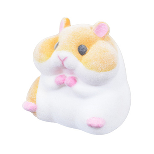 现货正版日本小仓鼠玩具扭蛋超柔软毛绒捏捏乐减压玩偶逗猫咪神器