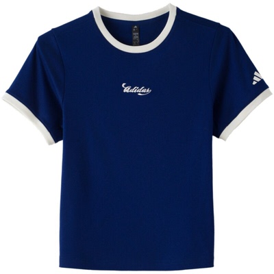 Adidas阿迪达斯女装2026夏季新款TIRO TEE1运动休闲短袖KZ2333