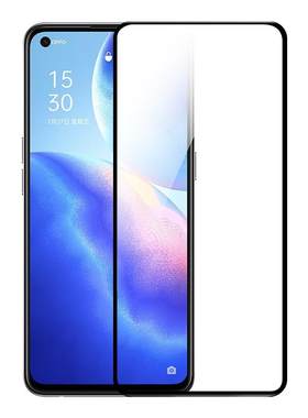适用opporeno5全屏覆盖钢化膜