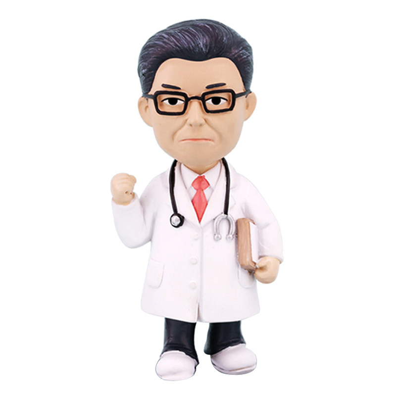 汽车摆件摇头公仔医生人物仿真