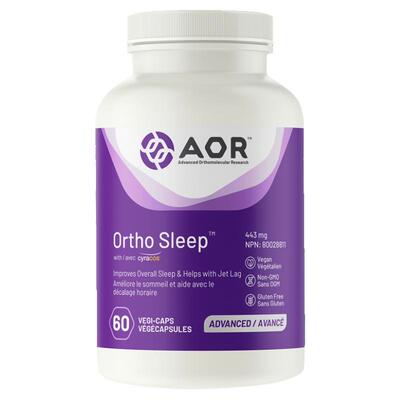 加拿大直邮AOR天然助睡眠调理配方深度睡眠睡Ortho Sleep60粒