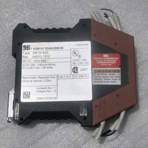 〔议价-可维修〕STI安全继电器 SR131A00，24V DC，摄，