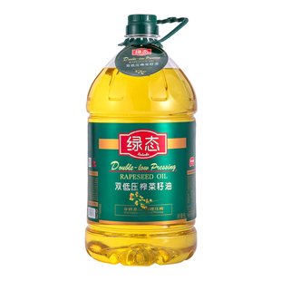 长康 双低菜籽油5L 低芥酸非转基因食用油5升正品 植物油家用一级