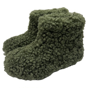 羊卷毛皮毛一体真皮毛毛雪地靴女冬季保暖加绒毛毛靴防滑厚底短靴