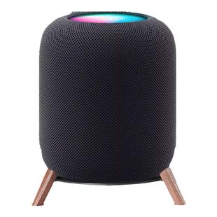 欧特声适用于Homepodmini 支架苹果桌面音响支架音箱避震实木底座