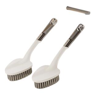 浴室清洁刷多功能家用长柄缝隙无死角清洁刷卫生间地刷三角水槽刷