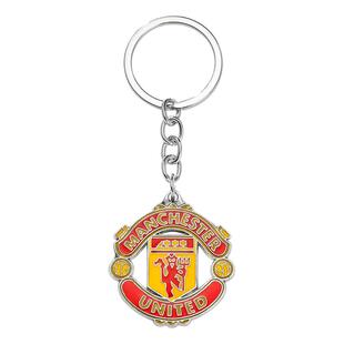 红魔曼联足球队队徽钥匙扣金属双面烤漆时尚挂件球迷配饰纪念礼物