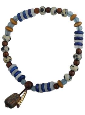 子XI家回声木珠手链新中式简约