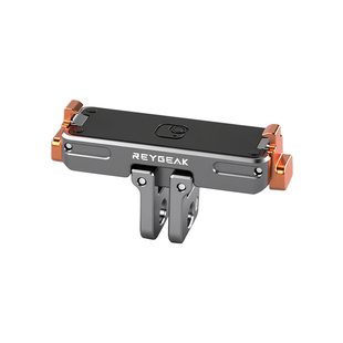 REYGEAK适用影石Insta360 GO Ultra金属磁吸快拆底座运动相机GoUltra两爪固定支架转接头1/4螺纹底座拓展件