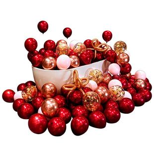 乔迁之喜红色气球新居装饰开业气氛场景布置婚礼订婚结婚用品大全