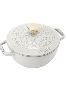 STAUB珐宝16cm多用锅图案锅珐琅铸铁锅家用汤煲炖锅