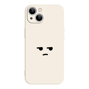 无辜表情iPhone17promax苹果16小米15pro华为mate80新款p70红米K90适用opporeno15荣耀500vivox300情侣手机壳