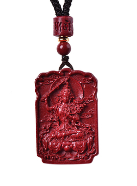 朱砂本命佛吊坠男女士汽车钥匙扣挂件项链生肖守护神饰品生日礼物