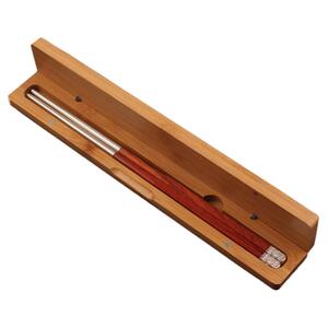 红木筷子家用加长999纯银银筷子