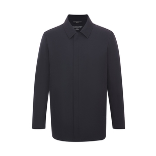 SATCHI沙驰男装男士风衣冬季新款中长款商务休闲外套翻领行政大衣