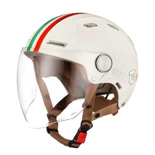 BEON新款摩托车电动车头盔半盔男女四季通用国标3C认证冬季安全帽