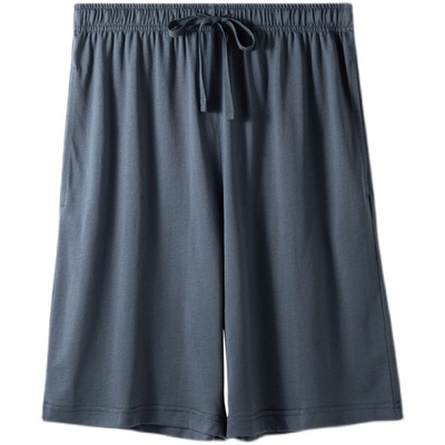 舒雅全棉男士睡裤家居中裤