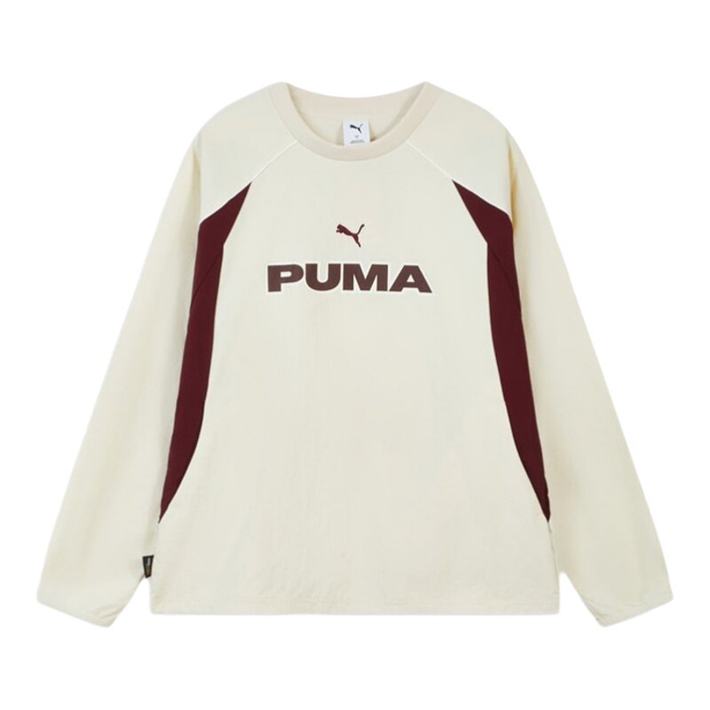 PUMA彪马男女2026夏季拼色时尚透气休闲运动卫衣套头衫 636281-87