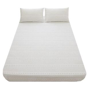 咖色樱桃花冬季纯棉床单单件100%全棉学生宿舍单人床笠可配四件套