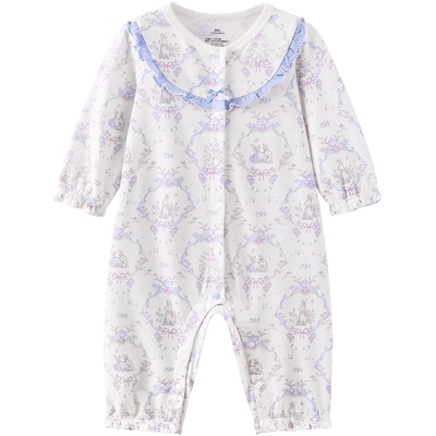 英氏婴儿衣服秋冬宝宝连体衣长袖幼儿爬服新款春秋新生儿哈衣秋季