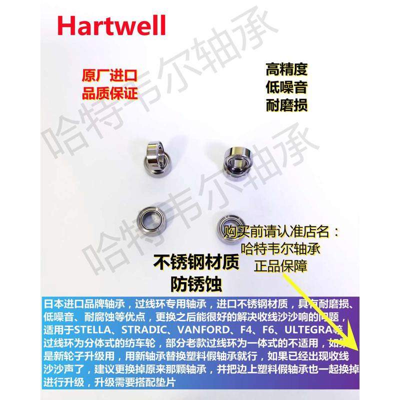 万福德 斯塔迪克 F6 尤特佳纺车轮 导线轨轴承 过线环升级 不锈钢